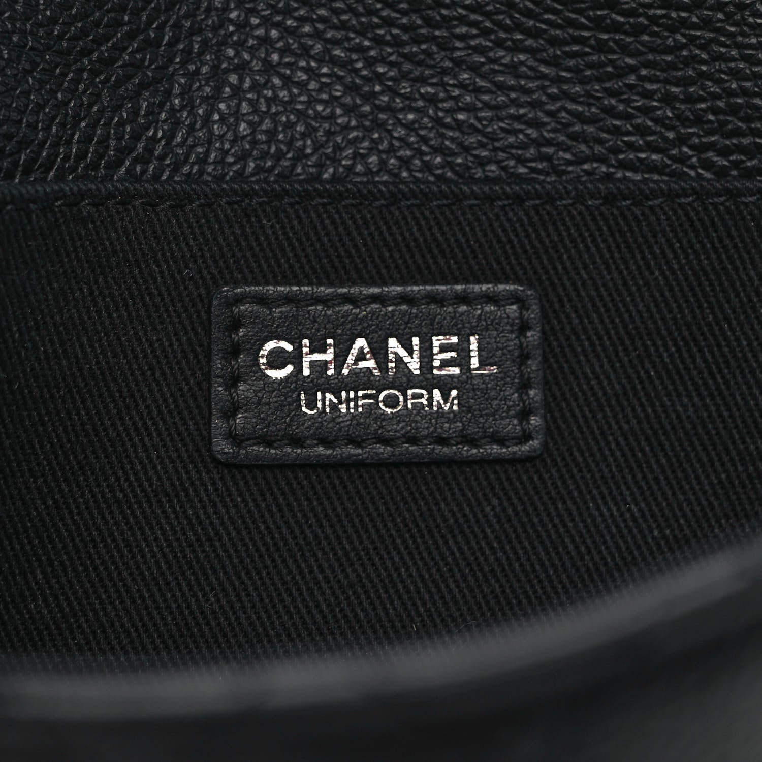 Chanel Grained Calfskin Quilted 2.55 Reissue Flap Belt Bag Clutch Black 6 of 12