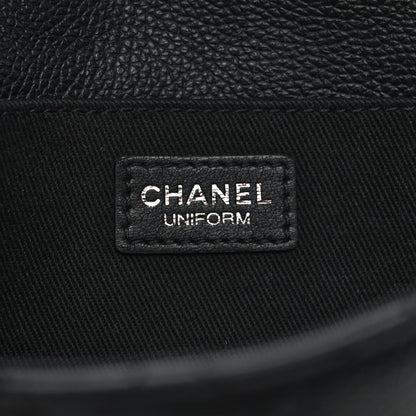 Chanel Grained Calfskin Quilted 2.55 Reissue Flap Belt Bag Clutch Black 6 of 12