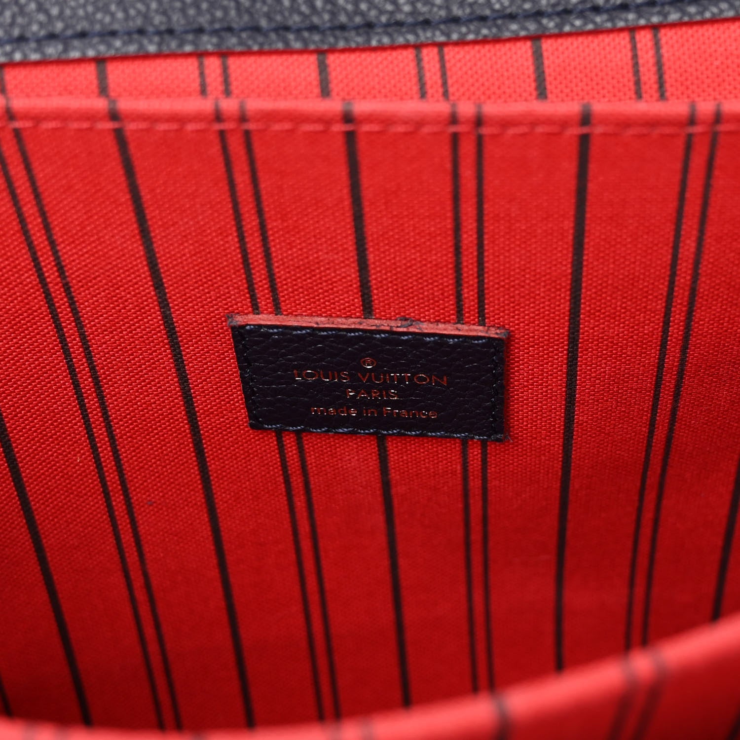 Louis Vuitton LOUIS VUITTON Empreinte Pochette Metis Marine Rouge 5 of 11