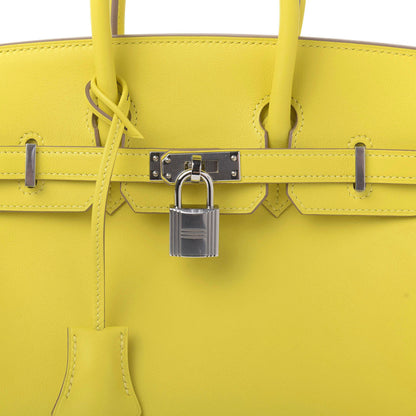 Hermes Swift Birkin 25 Lime 10 of 11
