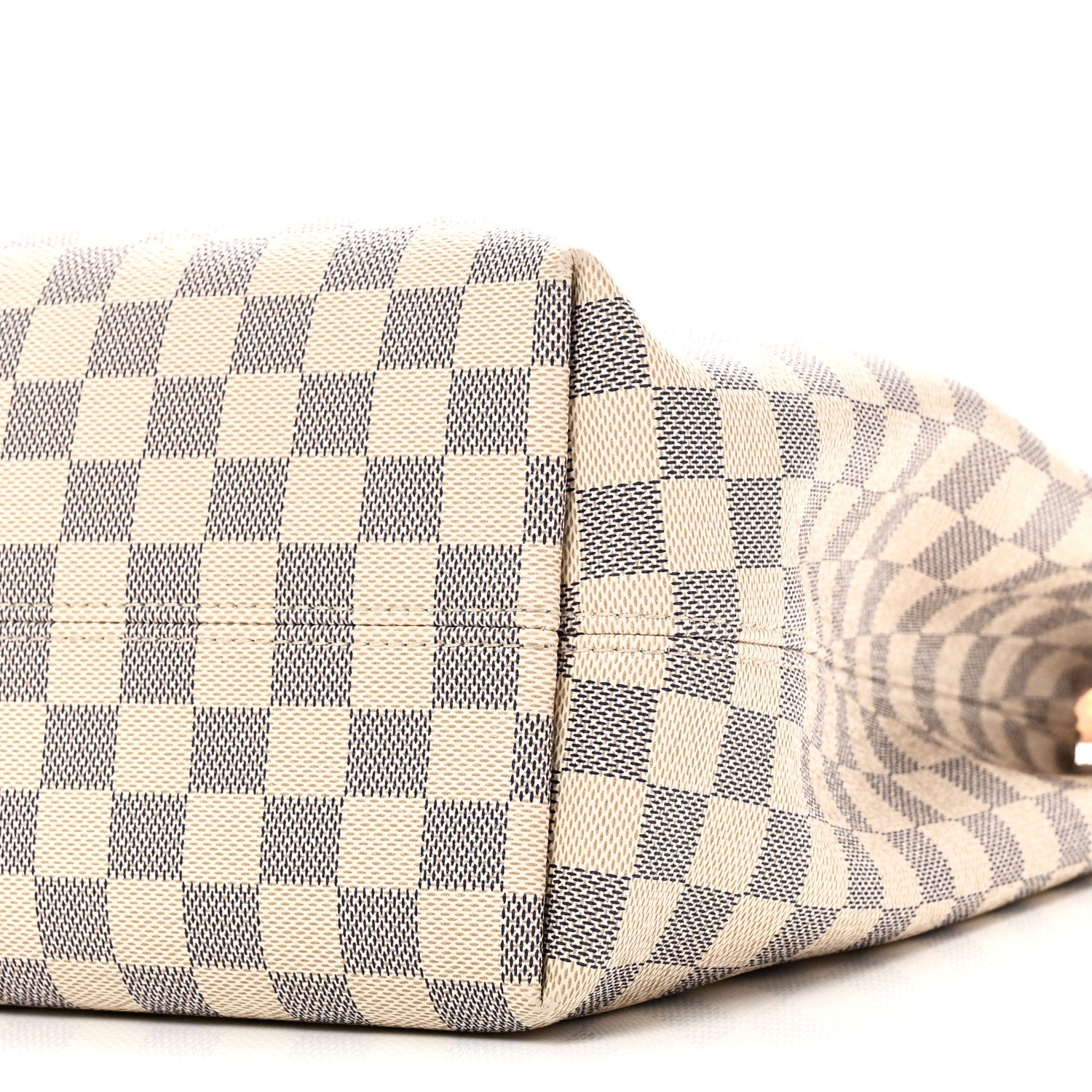 Louis Vuitton Damier Azur Graceful MM Rose Ballerine 9 of 9