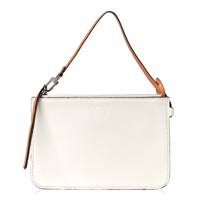 Louis Vuitton Calfskin Pochette White 2 of 8
