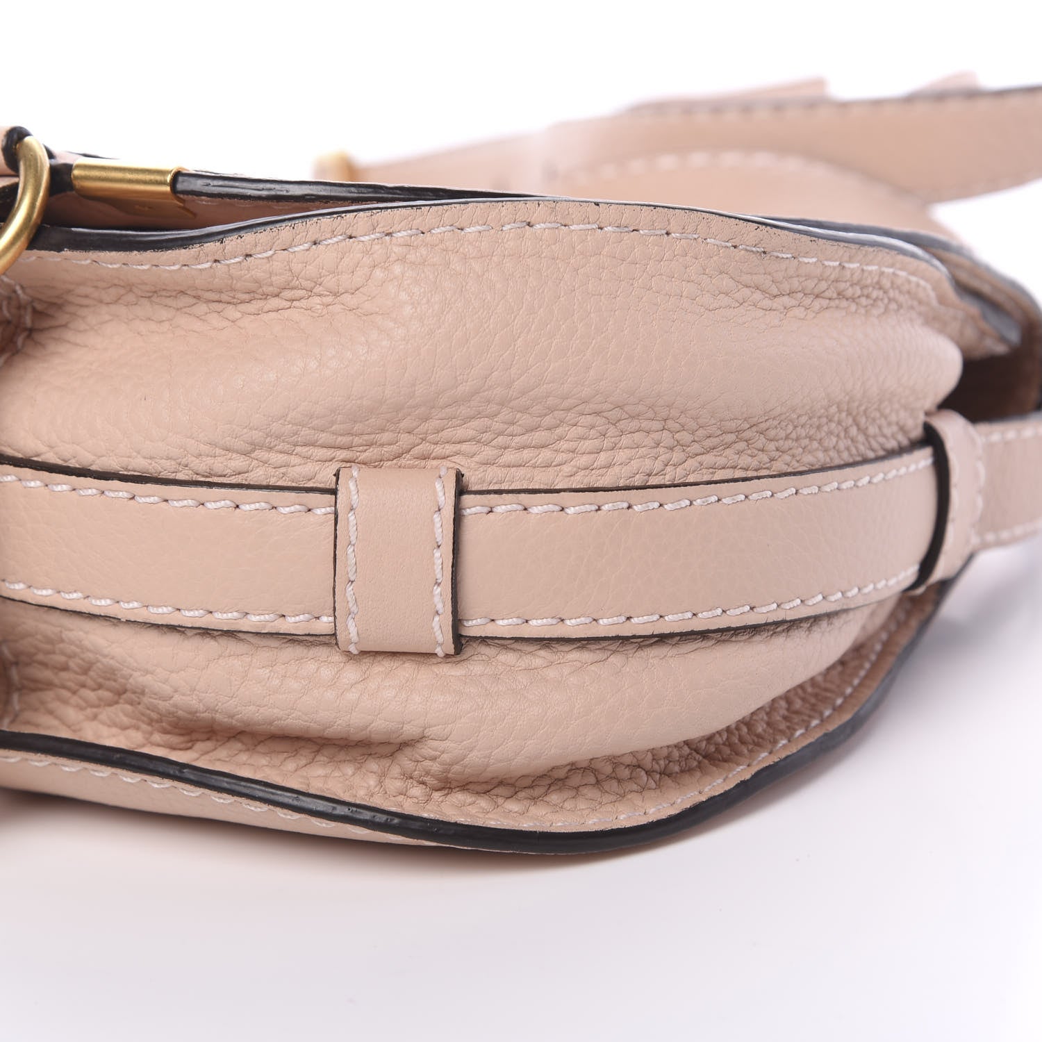 Chloe Calfskin Mini Marcie Round Crossbody Bag Blush Nude 10 of 14