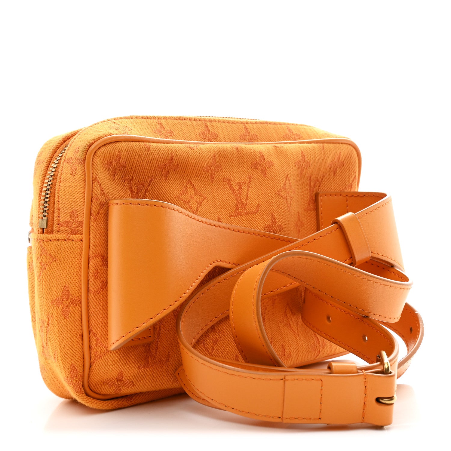 Louis Vuitton Denim Monogram Outdoor Bumbag Ocre 3 of 11