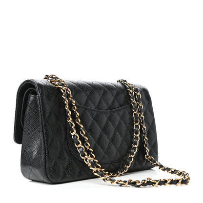 Chanel Caviar Quilted Medium Double Flap Black 3 of 9