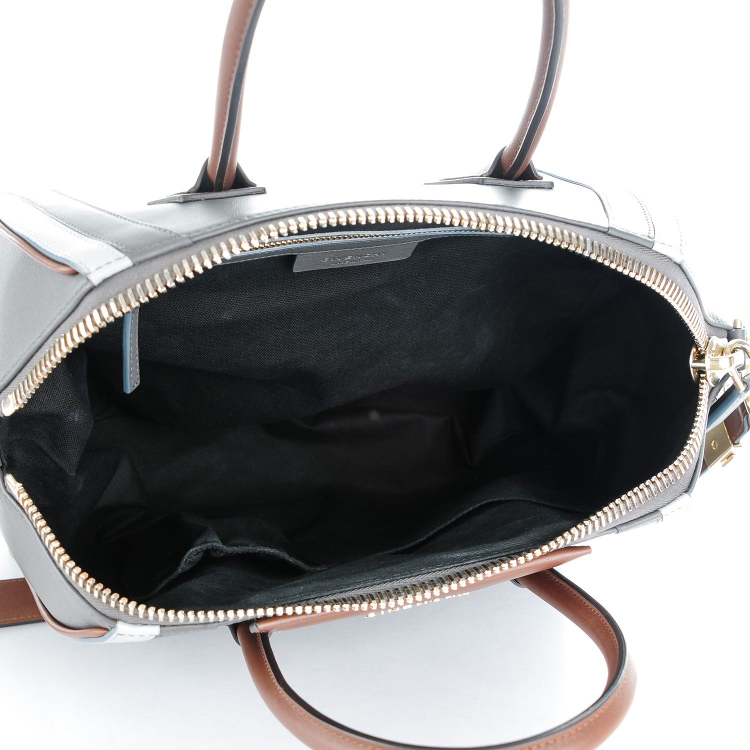 Givenchy Smooth Calfskin Medium Tri-Color Antigona Dark Grey 5 of 7