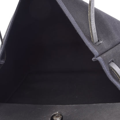 Hermes Toile Vache Calfskin Herbag 39 MM Black 6 of 15
