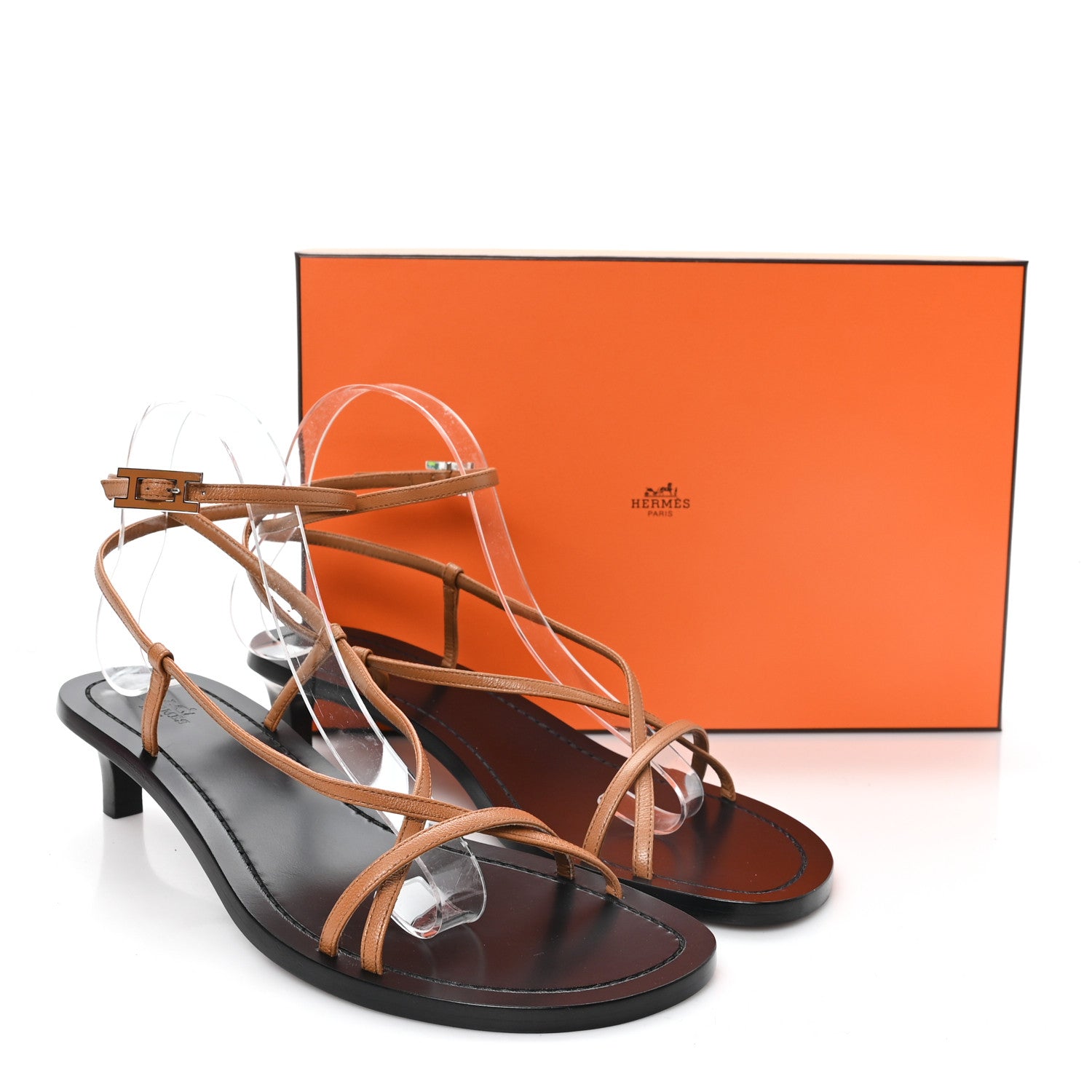 Hermes Calfskin Muse 40 Sandal 40 Natural 9 of 9