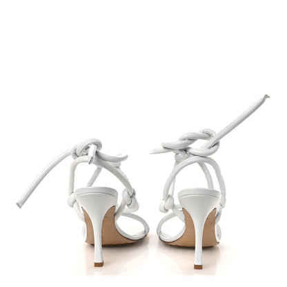 Bottega Veneta Nappa Dream Knotted Sandals 39.5 Optic White 6 of 10