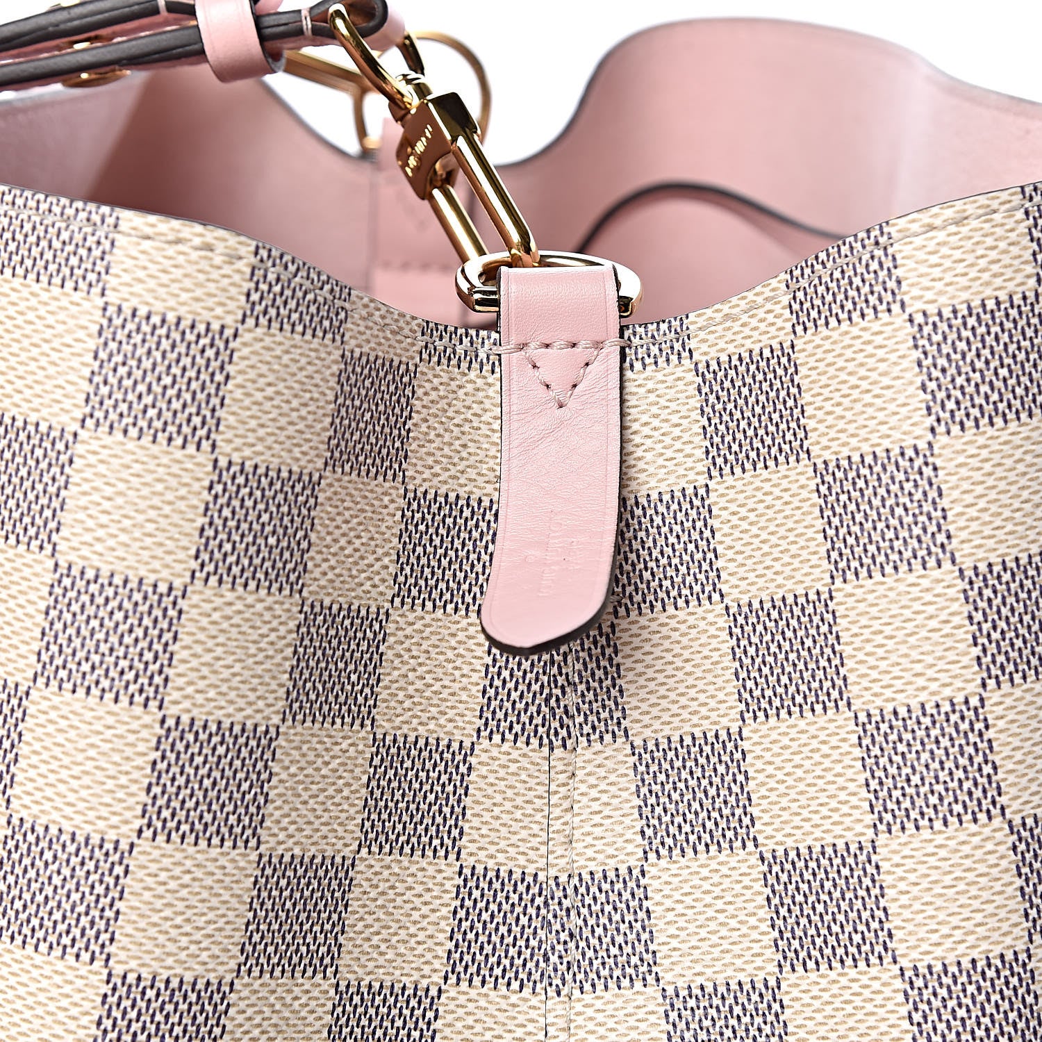 Louis Vuitton Damier Azur Neonoe MM Eau De Rose 8 of 8
