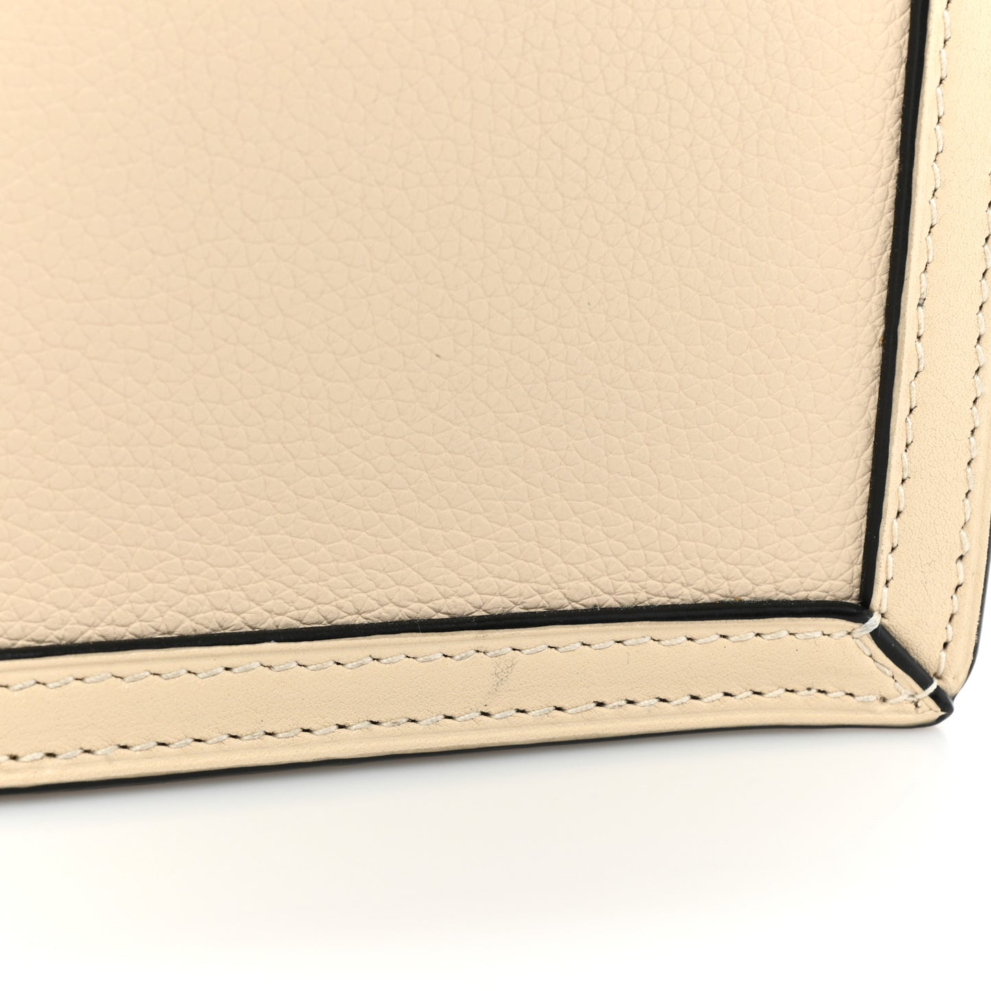 Calfskin Small Barcelona Shoulder Bag Ivory