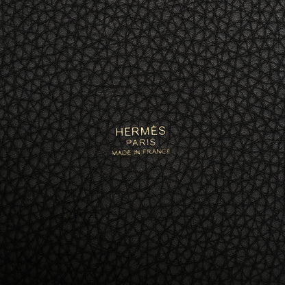 Hermes Taurillon Clemence Picotin Lock 22 MM Black 6 of 13