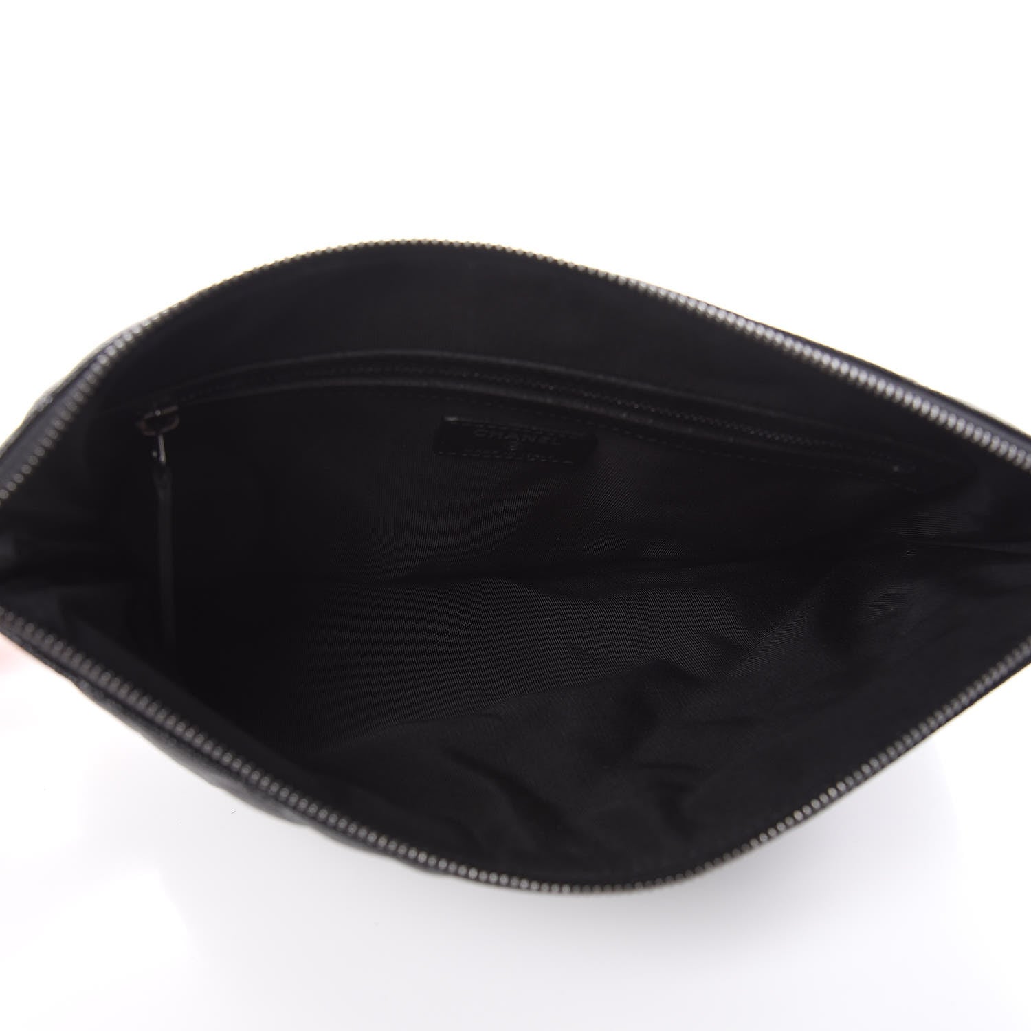 Chanel Iridescent Caviar Quilted Medium Cosmetic Case Black 5 of 8