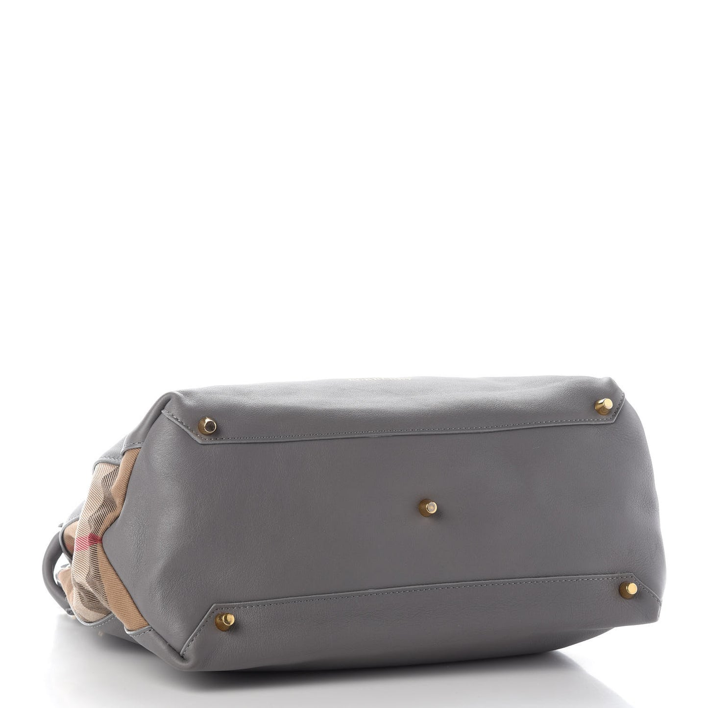 Derby Calfskin House Check Medium Banner Tote