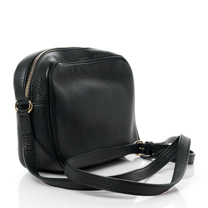 Gucci Pebbled Calfskin Small Soho Disco Bag Black 3 of 17