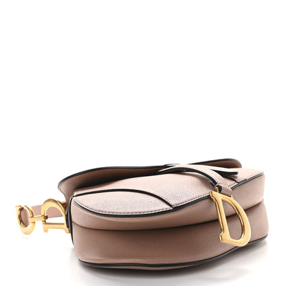 Christian Dior Grained Calfskin Saddle Bag Pink 4 of 9