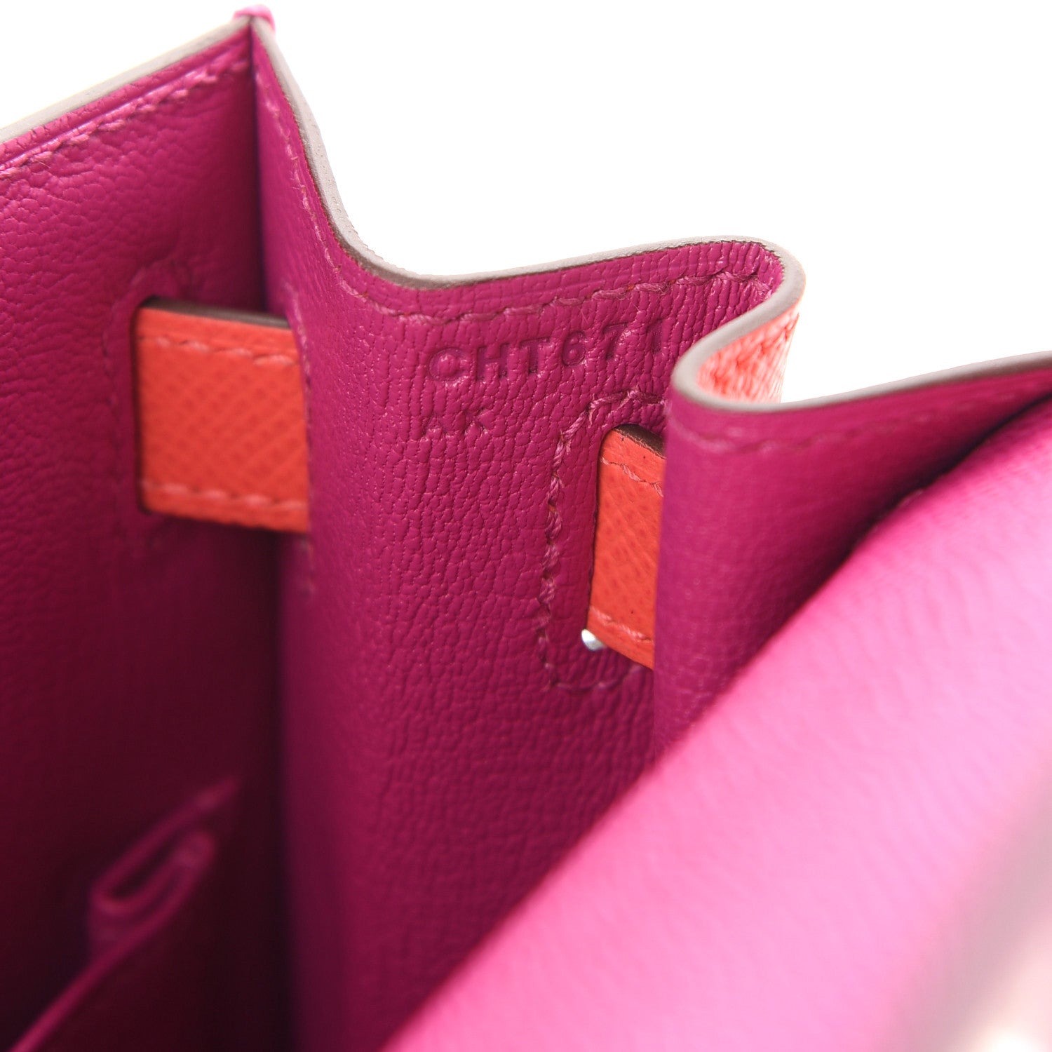 Hermes Epsom Horseshoe Kelly Sellier 28 Rose Pourpre Rose Jaipur 7 of 11