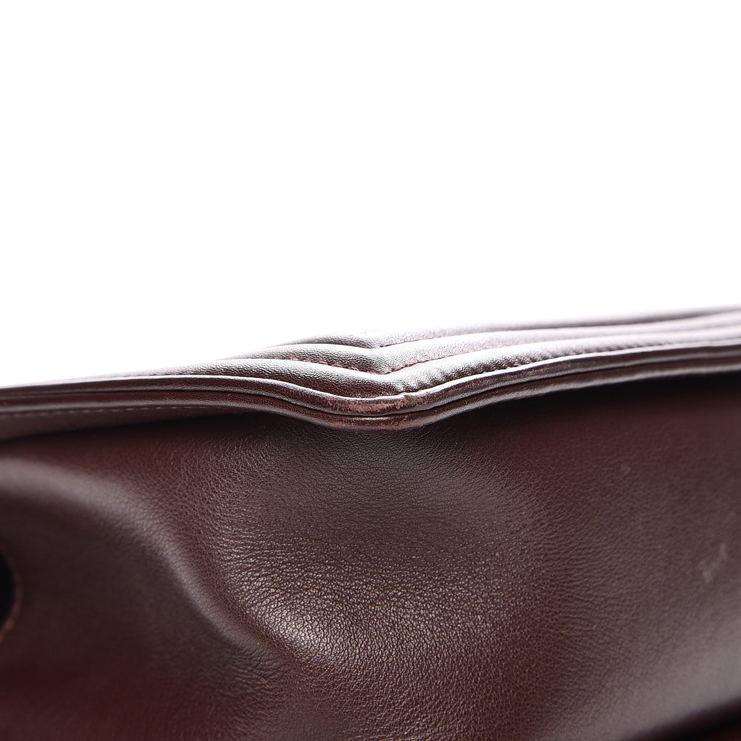 Chanel Calfskin Chevron Quilted Medium Boy Flap Burgundy 10 of 12