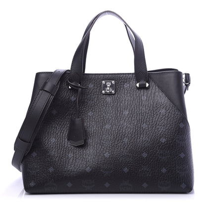 MCM Visetos Large Essential Tote Black 1 of 9
