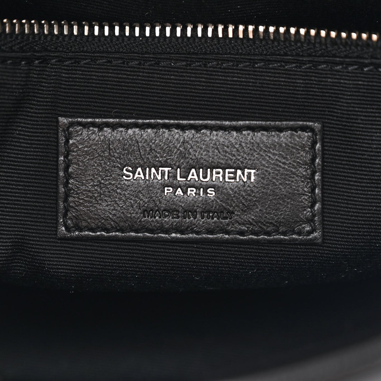Lambskin Quilted Toy Loulou Puffer Monogram Chain Satchel Black