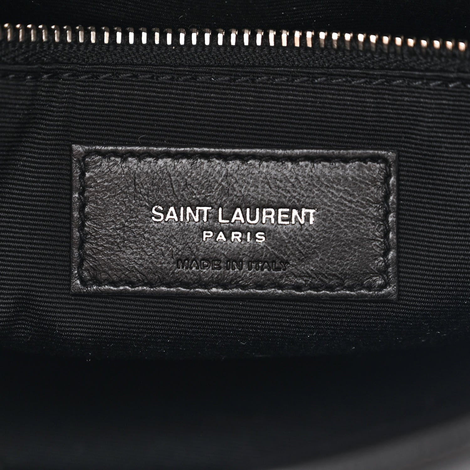 Saint Laurent Lambskin Quilted Toy Loulou Puffer Monogram Chain Satchel Black 6 of 10