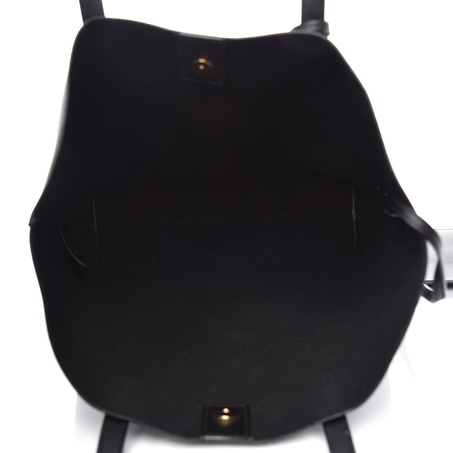 Calfskin Medium Shopping Tote Black