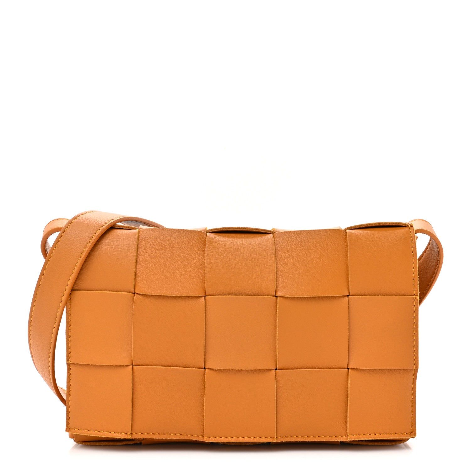 Bottega Veneta Lambskin Maxi Intrecciato Cassette Crossbody Bag Cob 1 of 9