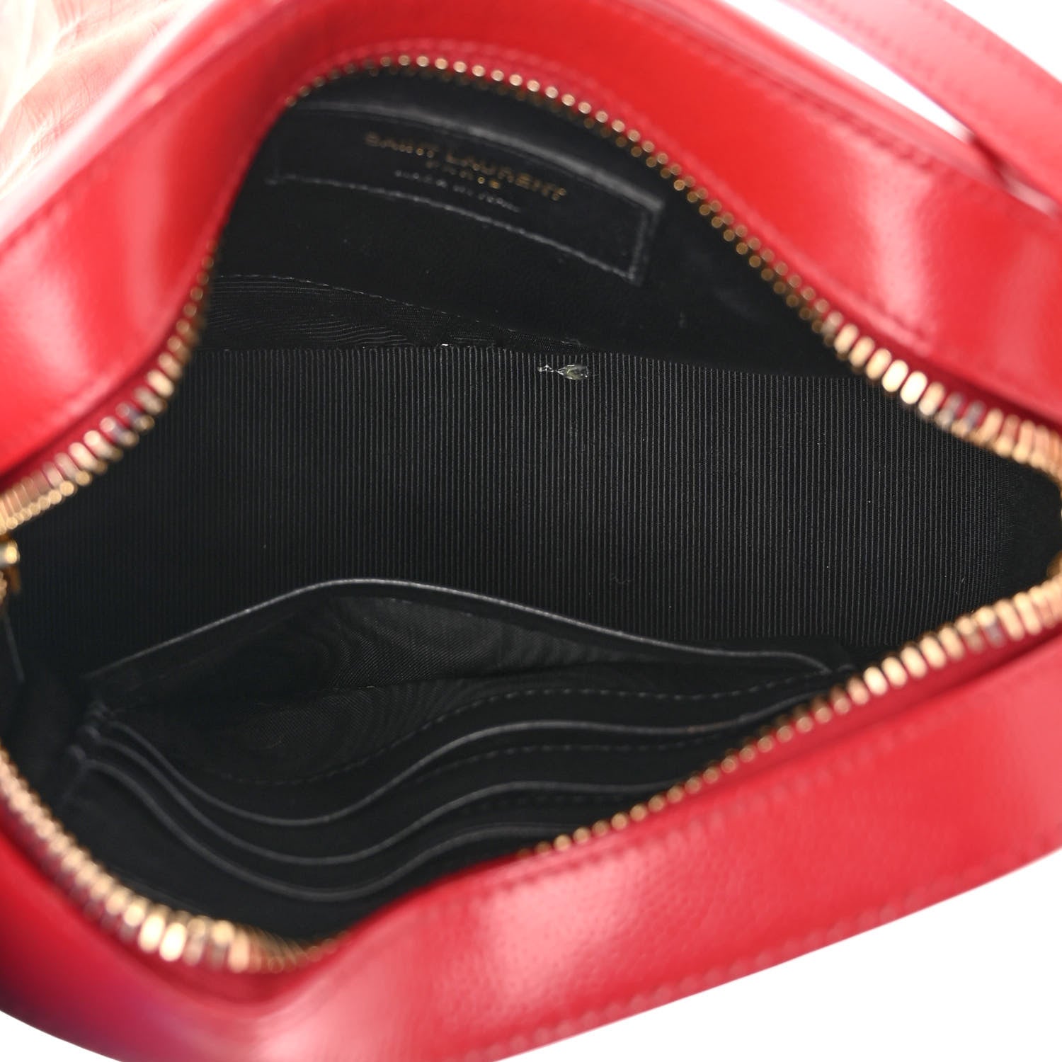 Saint Laurent Grain De Poudre Small Classic Monogram Camera Bag New Red 5 of 12