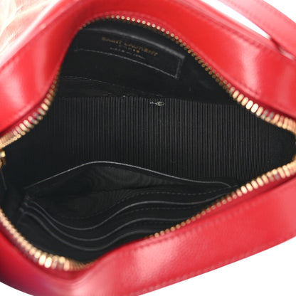 Saint Laurent Grain De Poudre Small Classic Monogram Camera Bag New Red 5 of 12