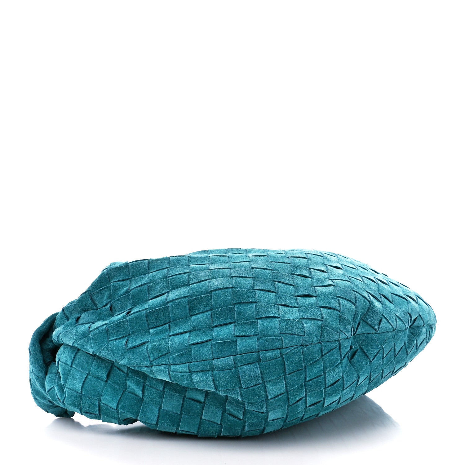 Bottega Veneta Suede Intrecciato Teen Jodie Hobo Petroleum Blue 4 of 11