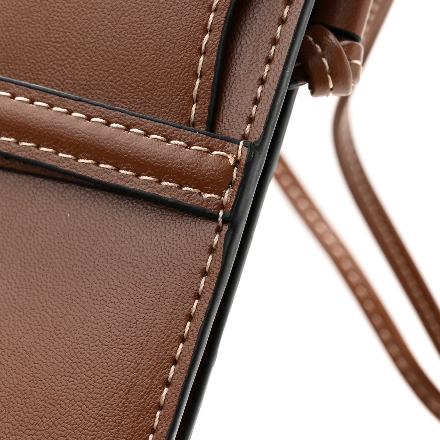 Smooth Calfskin Sunglasses Pouch Tan