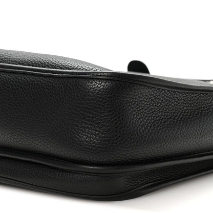 Hermes Taurillon Clemence EVELYNE III Black 10 of 10