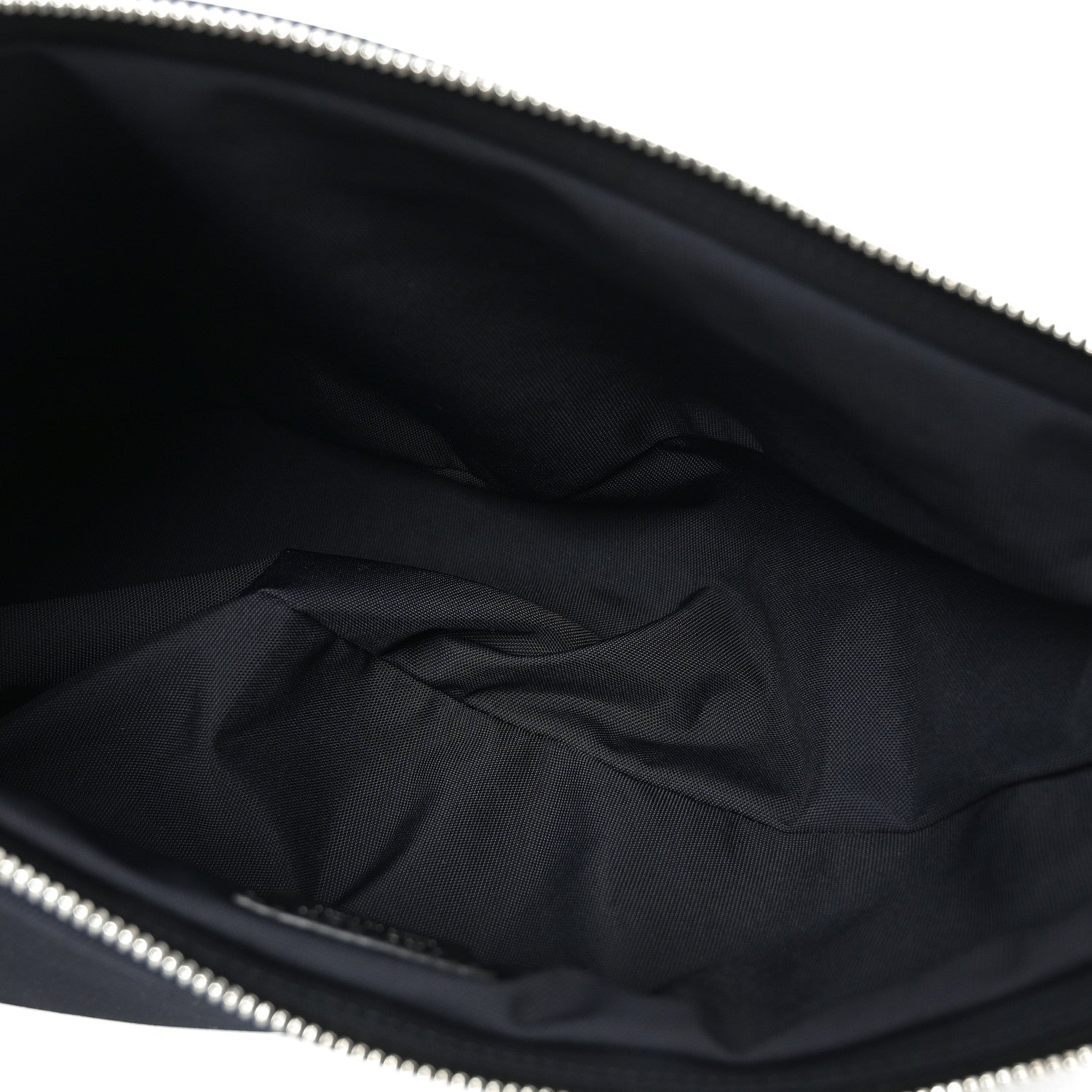 The Row Nylon Slouchy Banana Two Bag Black 5 of 9