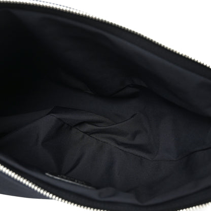 The Row Nylon Slouchy Banana Two Bag Black 5 of 9