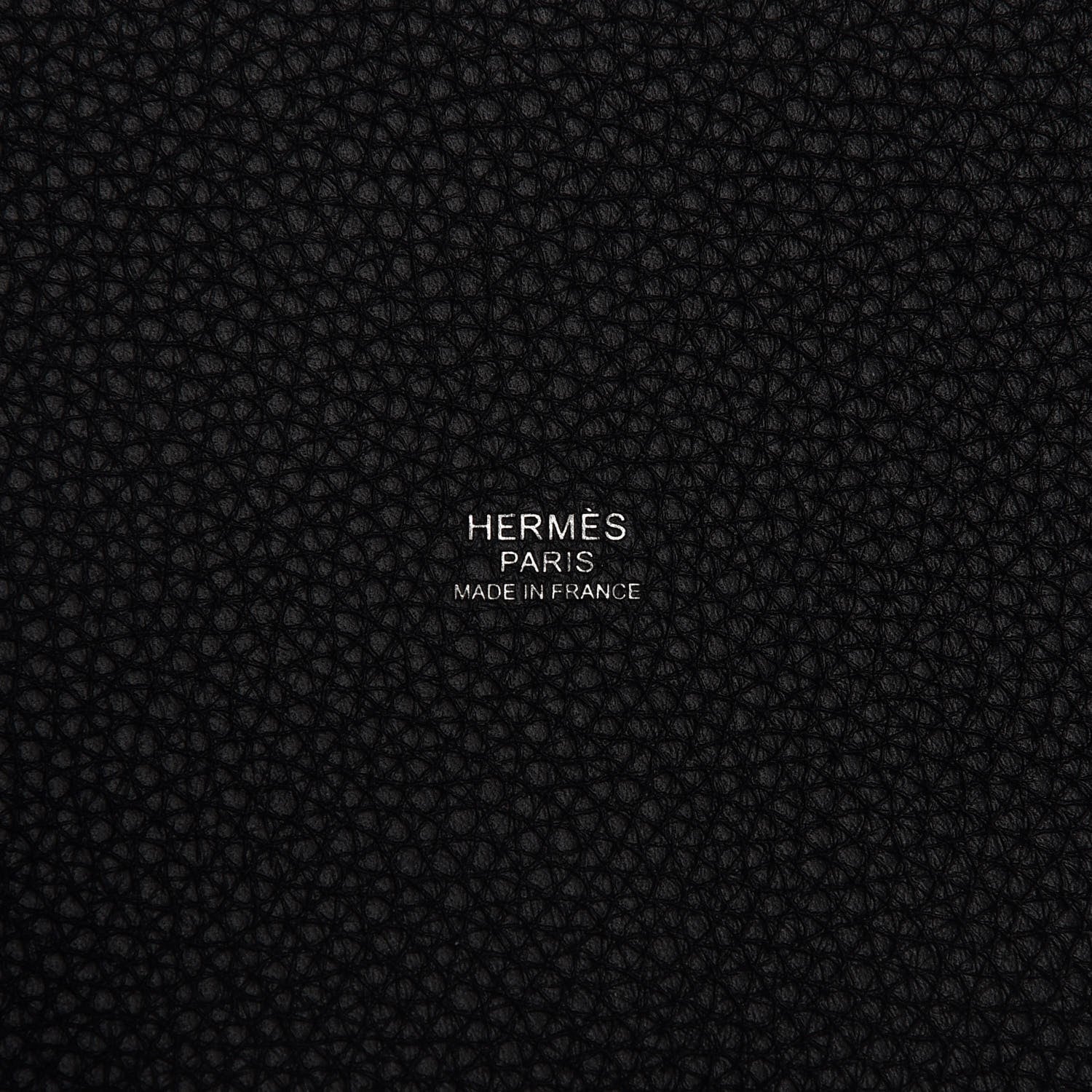 Hermes Taurillon Clemence Monochrome Picotin Lock 22 MM Black 5 of 8