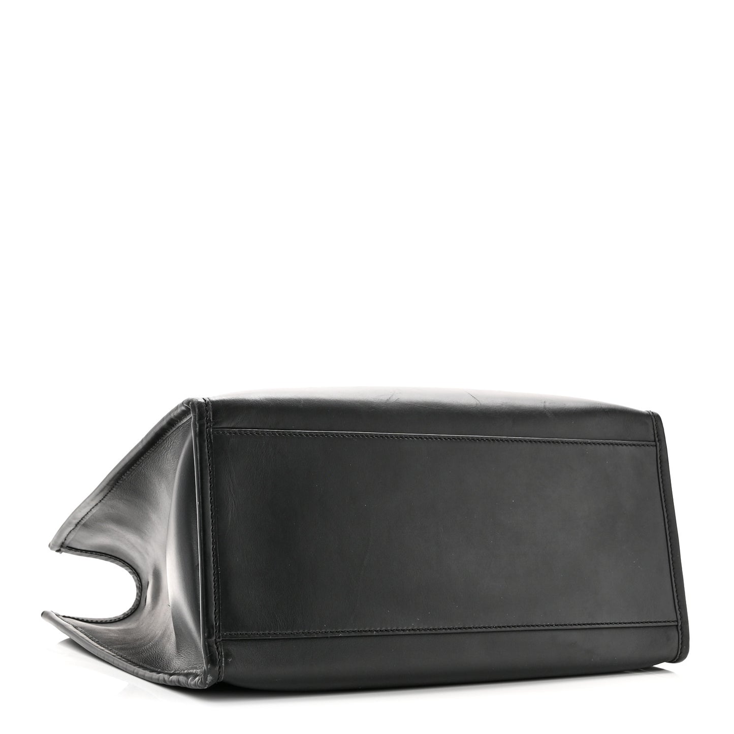 Vitello King Plexiglass Medium Fendi Sunshine Shopper Tote Black