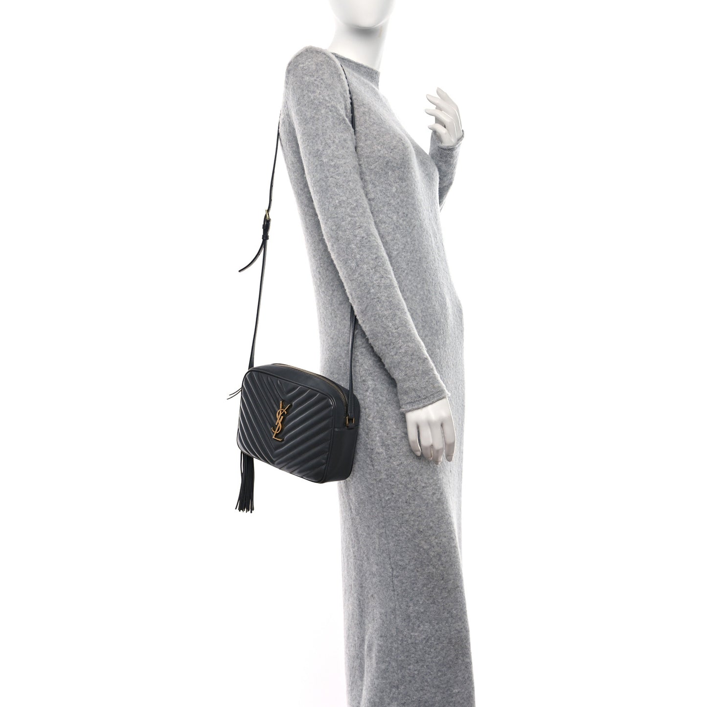 Calfskin Matelasse Monogram Lou Camera Bag Storm