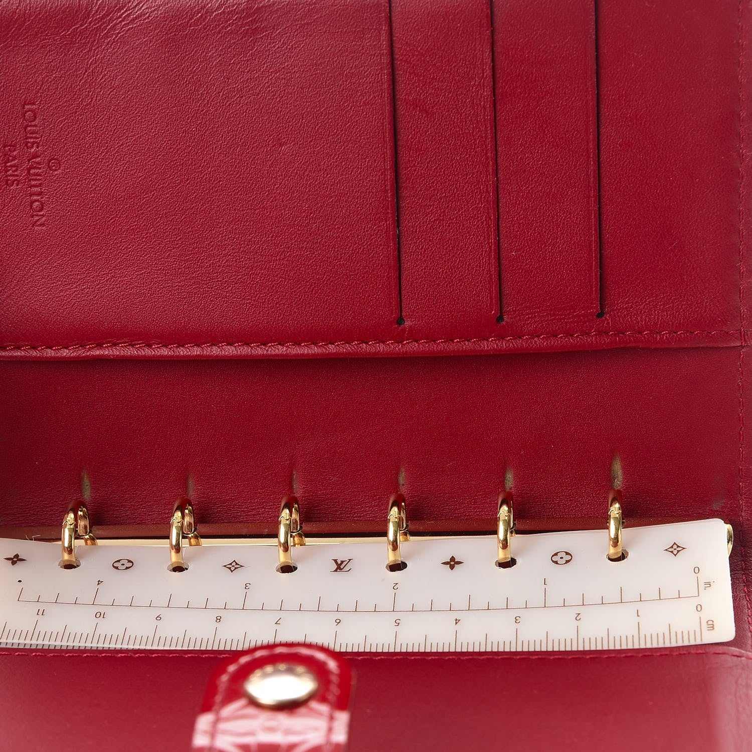 Louis Vuitton Vernis Small Ring Agenda Cover Pomme D'Amour 13 of 13