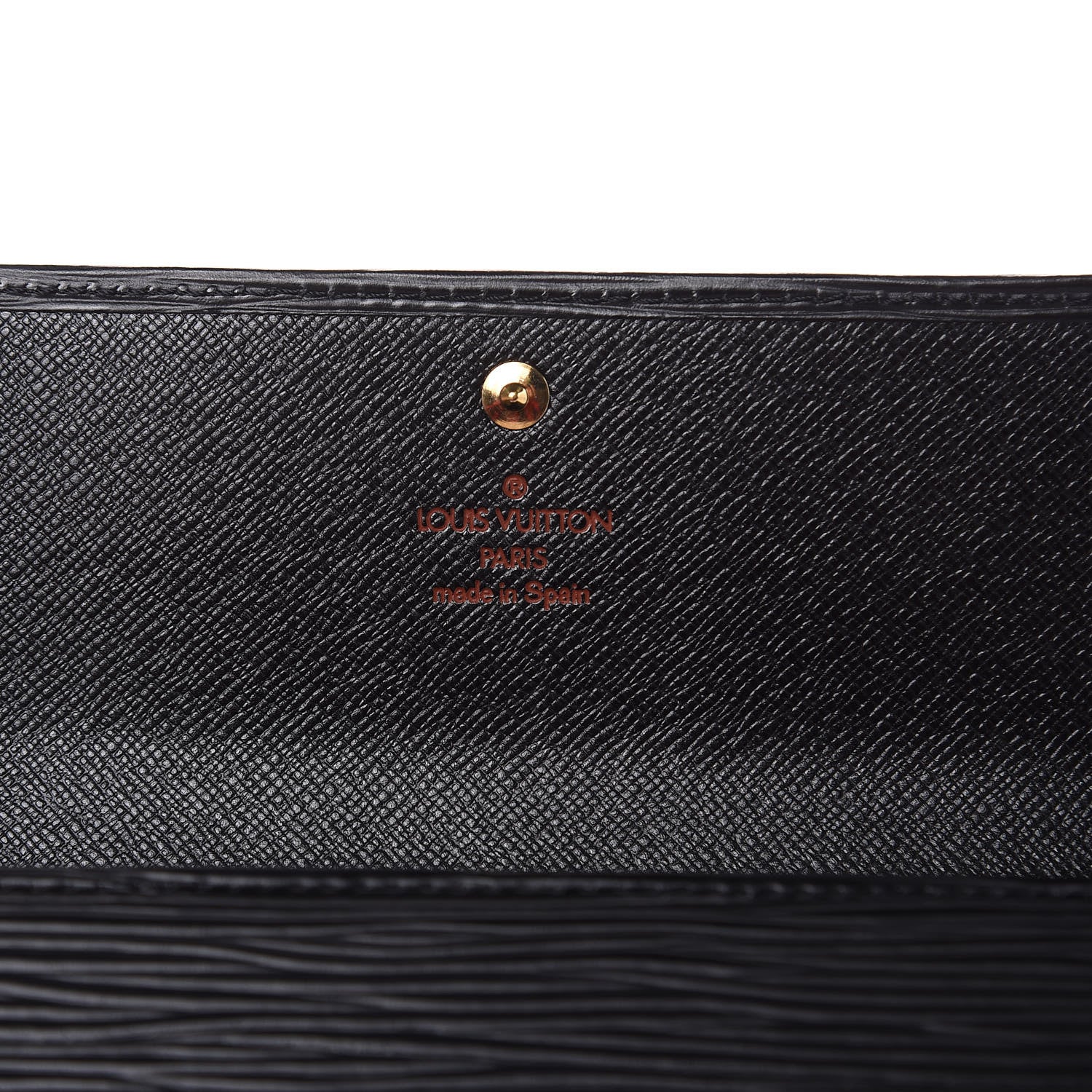 Louis Vuitton Epi Porte Tresor International Wallet Black 6 of 6