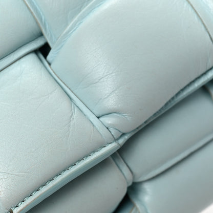 Bottega Veneta Paper Calfskin Maxi Intreccio Padded Cassette Crossbody Bag Spearmint 10 of 11