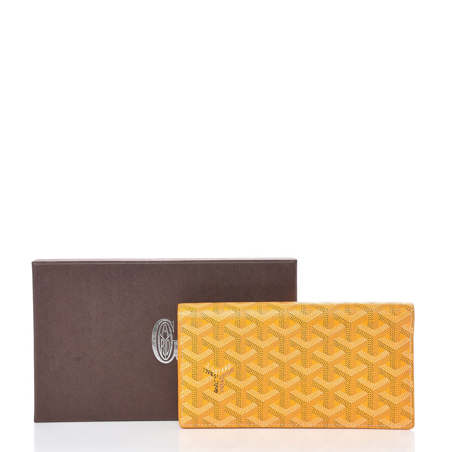 Goyardine Richelieu Wallet Yellow