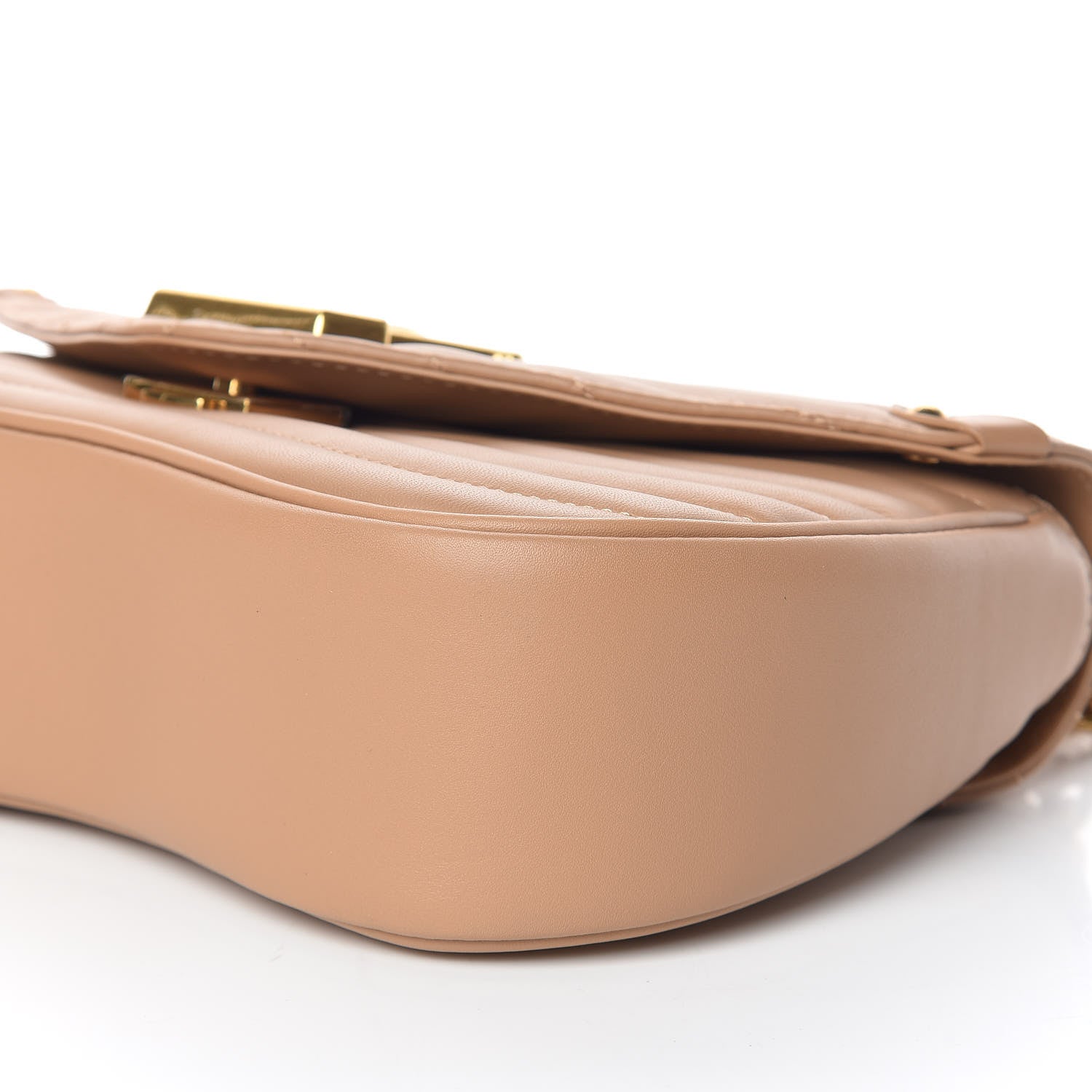 Louis Vuitton Calfskin New Wave Chain MM Noisette 6 of 12