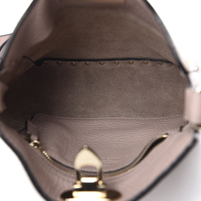 Valentino Garavani Pebbled Calfskin Mini Rockstud Flip-Lock Messenger Bag Poudre 4 of 9