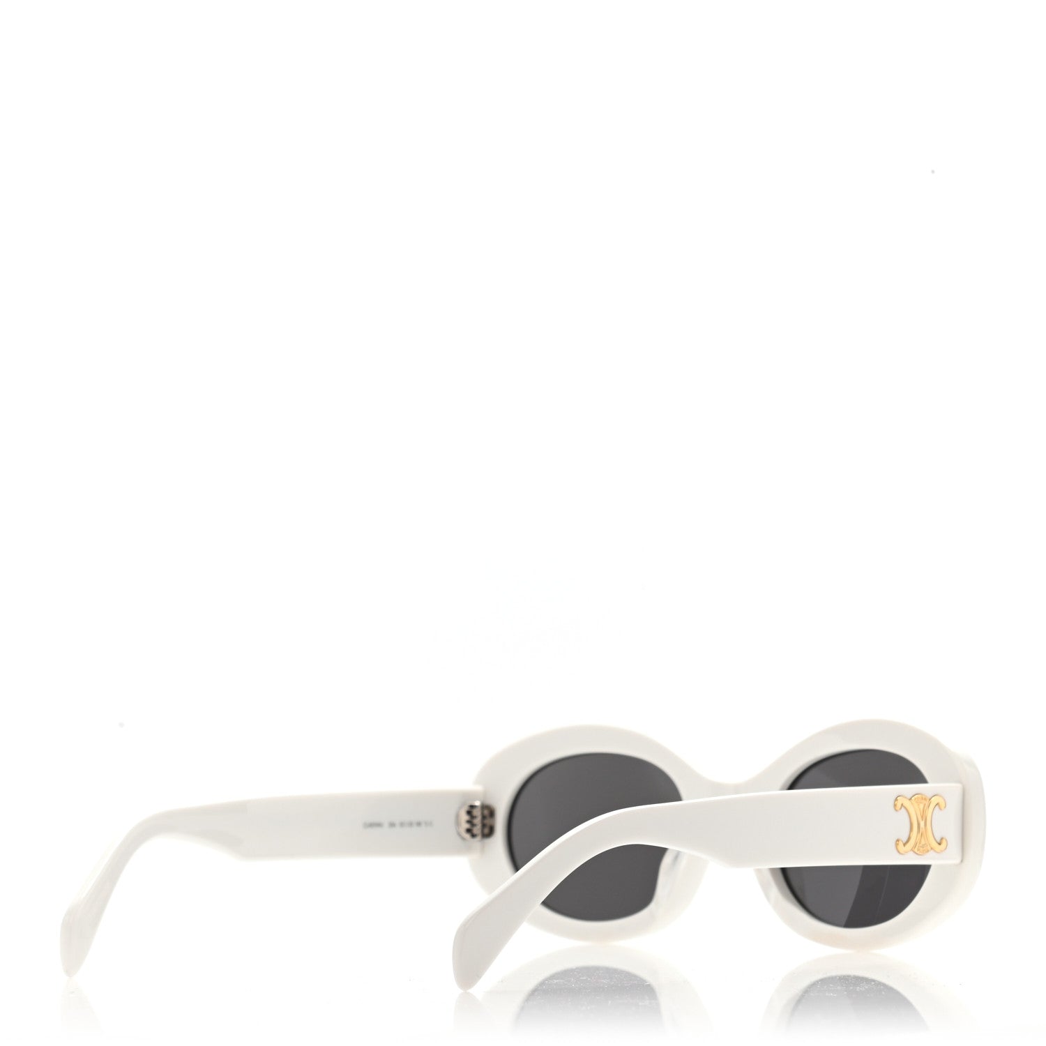 Celine Acetate Triomphe 01 Sunglasses CL 40194U White 4 of 6