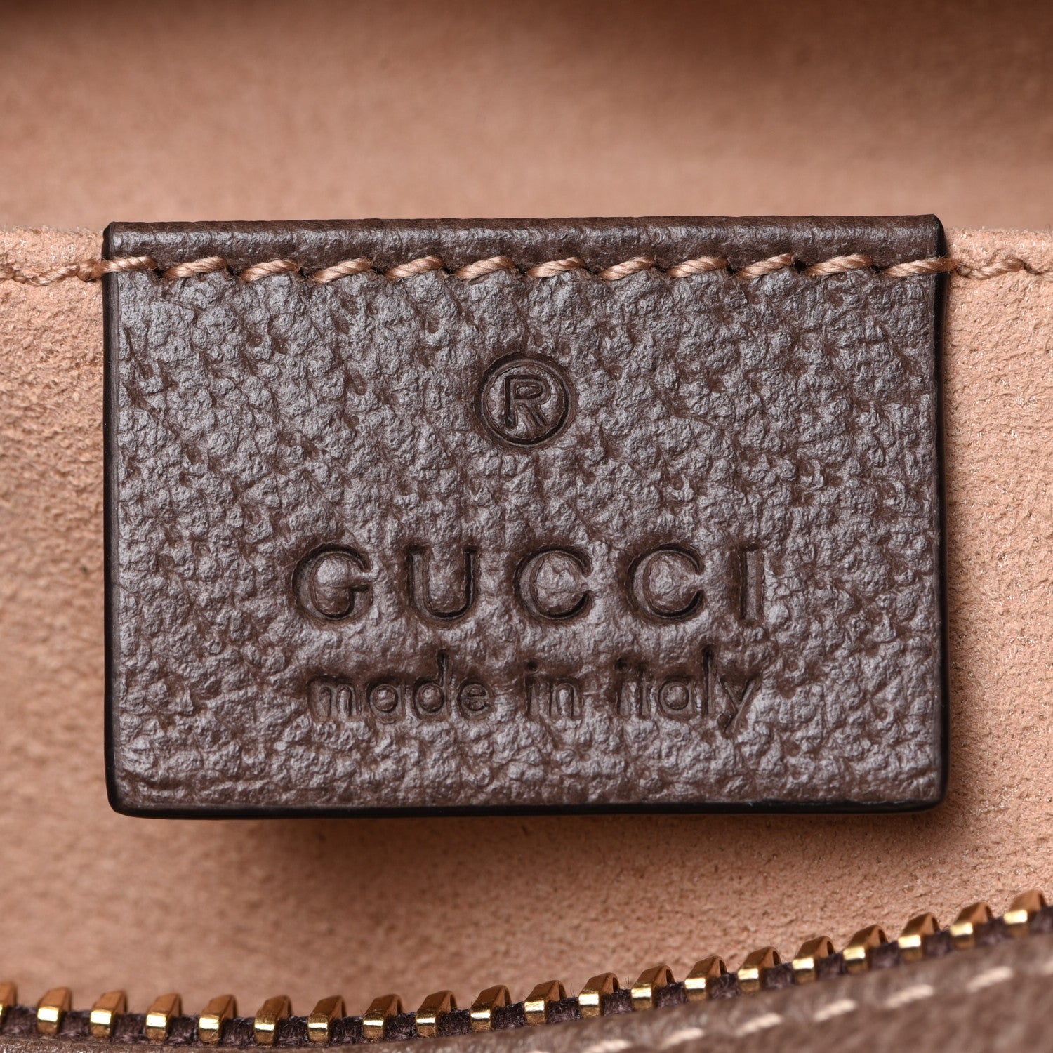 Gucci GG Supreme Monogram Web Mini Ophidia Shoulder Bag Brown 6 of 10