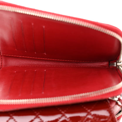 Chanel Patent Brilliant Mini Flap WOC Bag Red 6 of 12