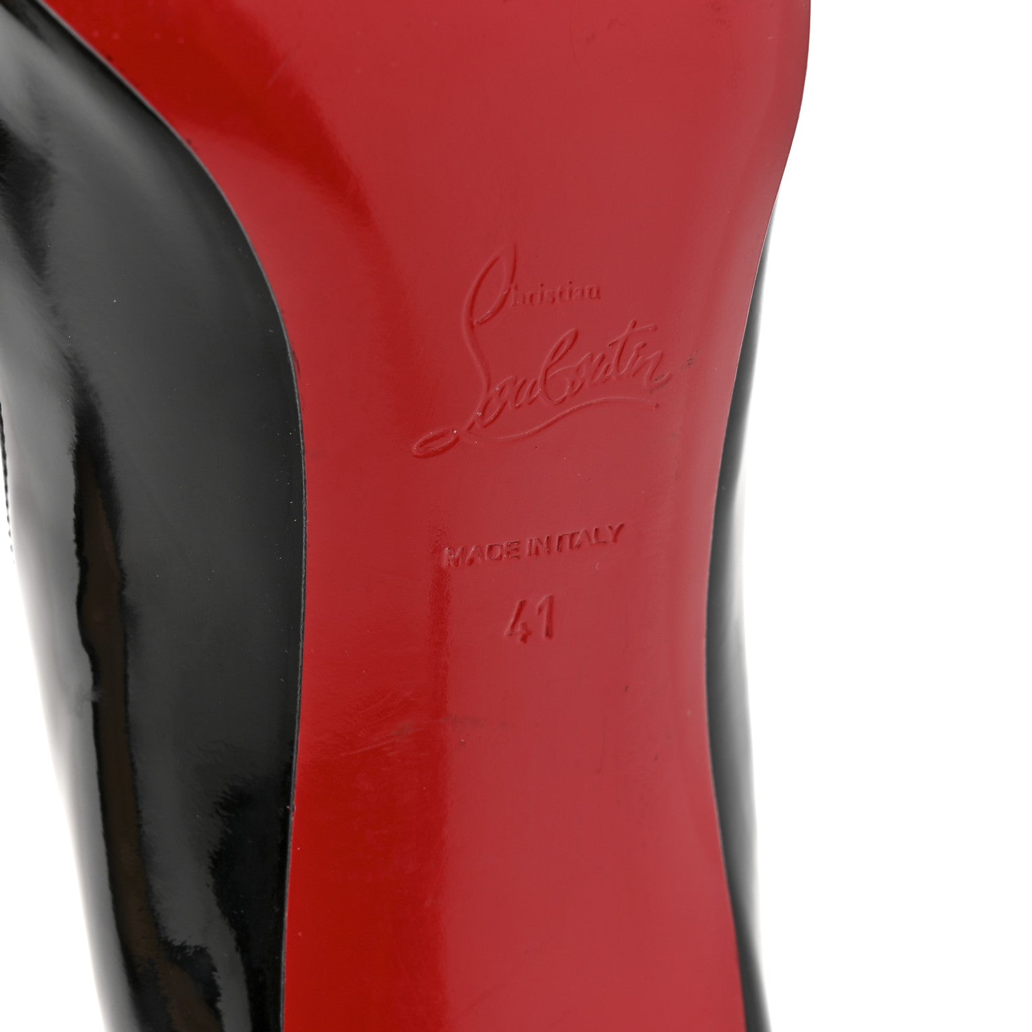 Christian Louboutin Patent Hot Chick 70 Pumps 41 Black 7 of 15