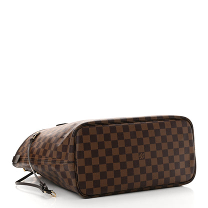 Louis Vuitton Damier Ebene Braided Neverfull MM Pink 5 of 10