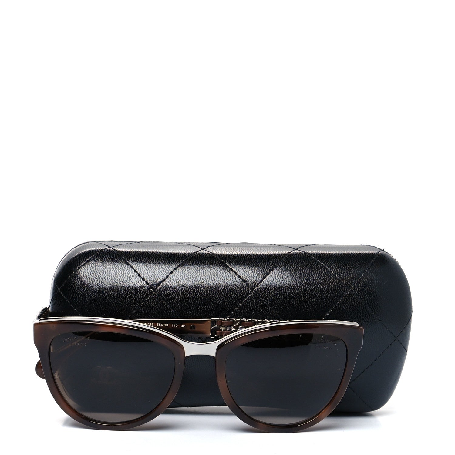 Chanel Lambskin Chain Polarized Sunglasses 5361-Q Brown 8 of 8