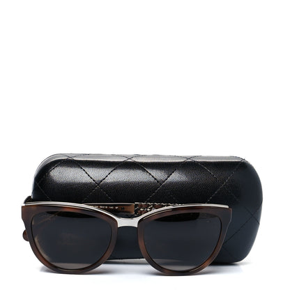 Chanel Lambskin Chain Polarized Sunglasses 5361-Q Brown 8 of 8